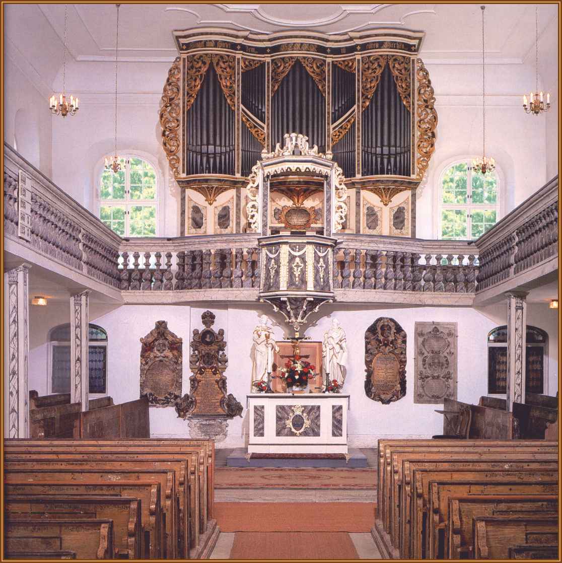 Ponitz Silbermann Organ