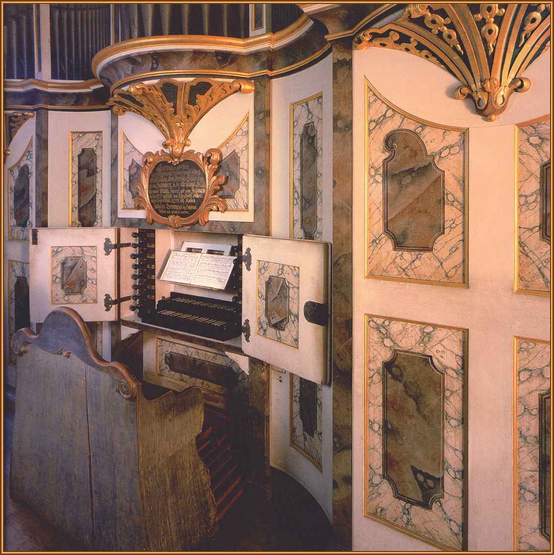 Ponitz Silbermann Organ