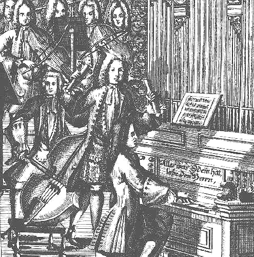 Baroque musicians, 1732
