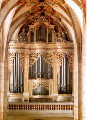 Silbermann organ, Freiberg Saxony, 1714