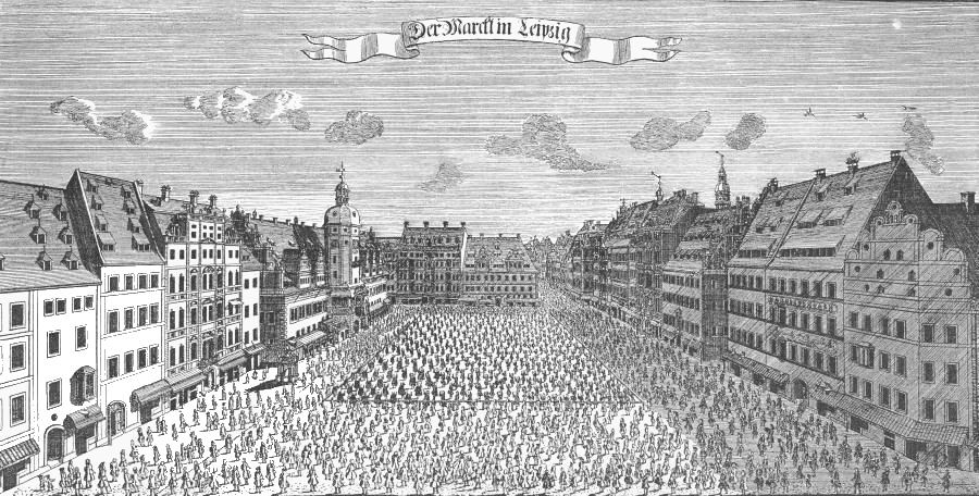 State Visit to Leipzig of the Elector August II 1733